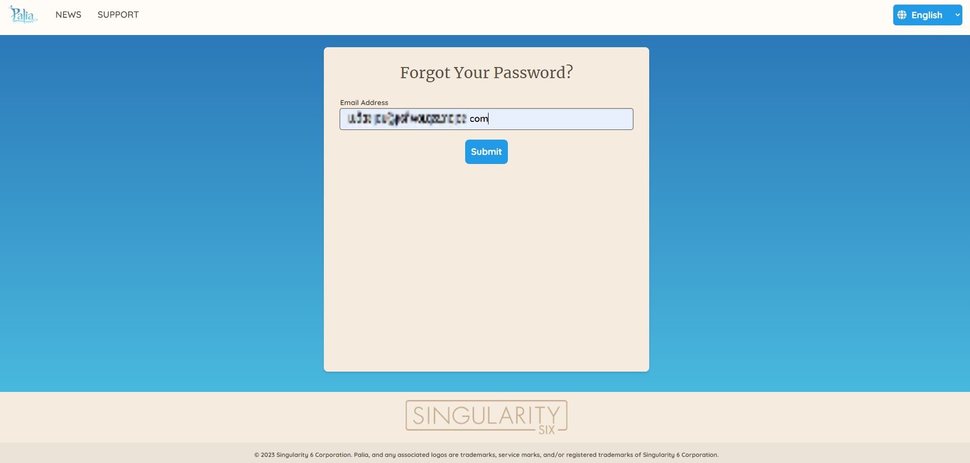 How to Reset your Password – Palia Support