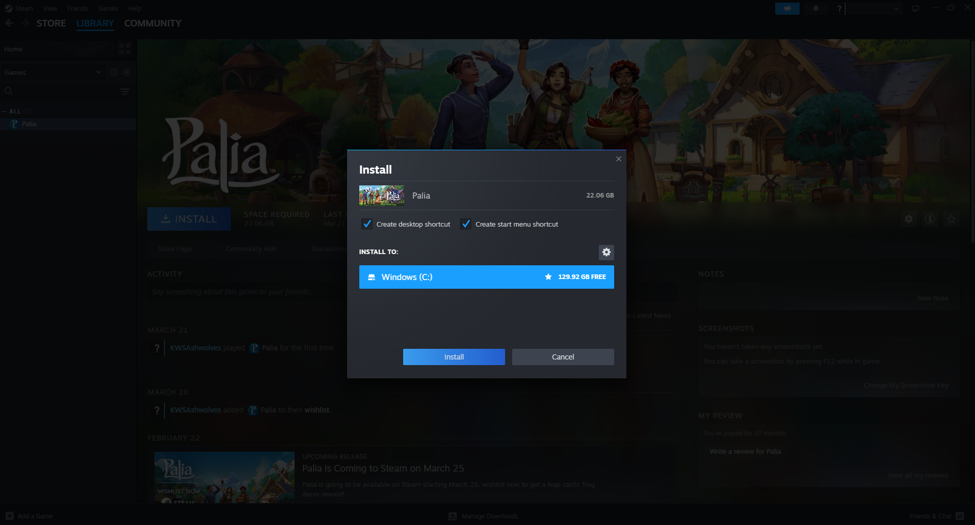 How to Install Palia on Steam – Palia Support